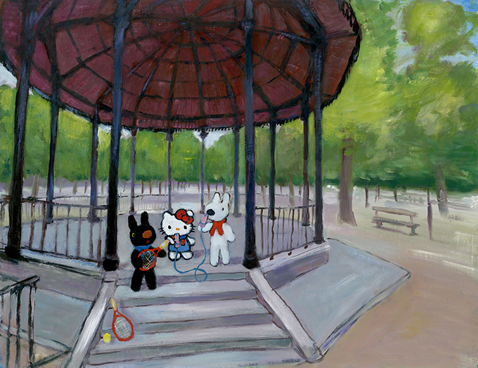 Hello Kitty 和 麗莎與卡斯柏 油畫中同遊法國 原創商品 餐點及限定店鋪同步登場 步步日本