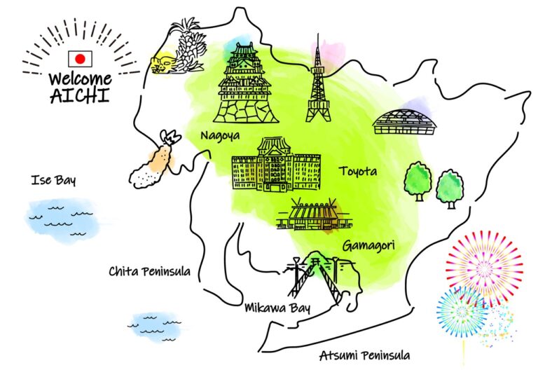 【名古屋旅遊地圖】2026最新版免費下載！名古屋自由行必去景點完整攻略 | 步步日本
